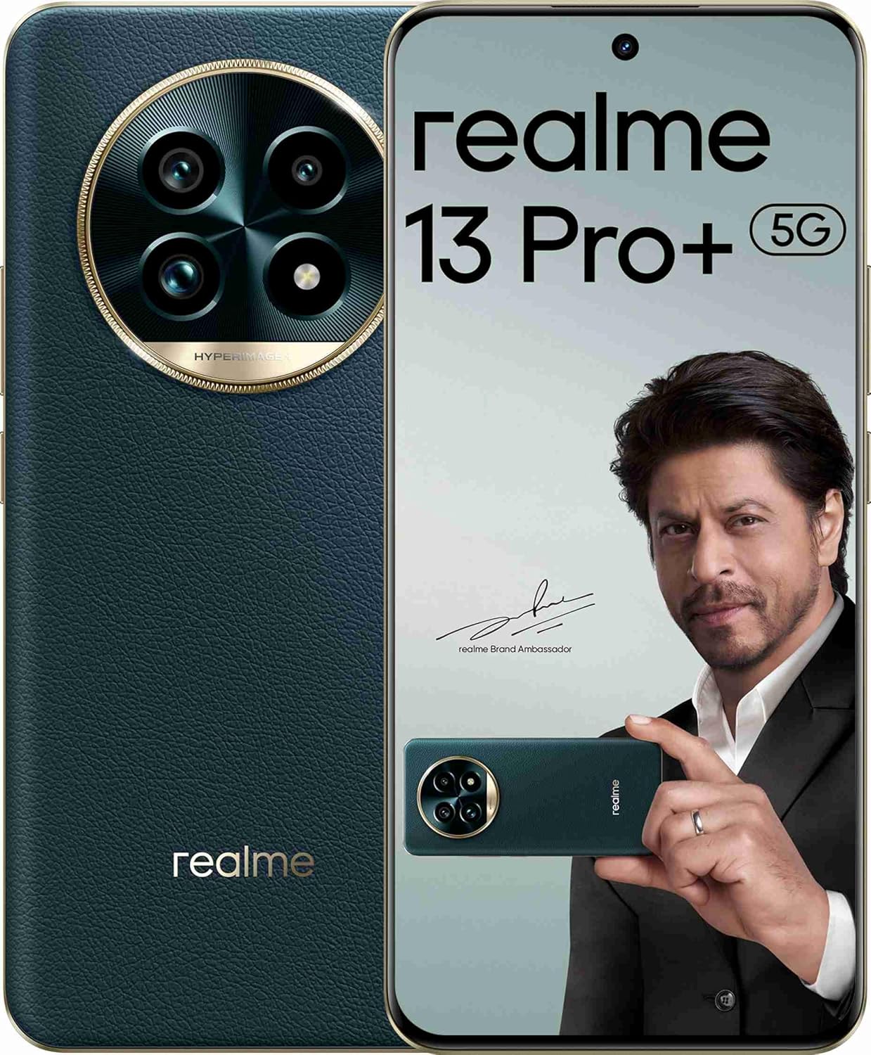 Realme 13 Pro+ 5G (Emerald Green, 8GB RAM, 256GB Storage)