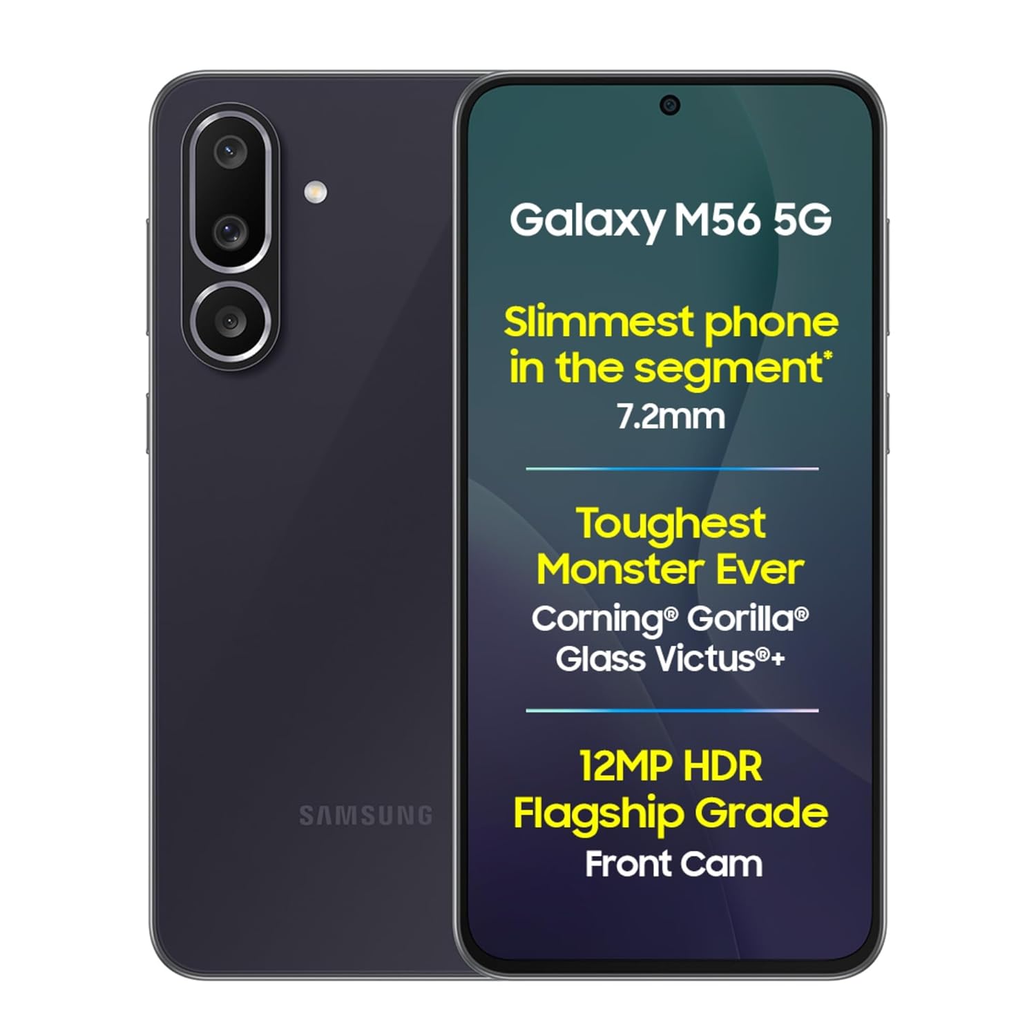 Samsung Galaxy M56 5G (Black, 8 GB RAM, 128 GB Storage) - Smartphones - MobileWeb