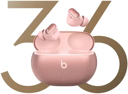 Beats Studio Buds + Pink with Active Noise Cancellation Bluetooth  (Cosmic Pink, True Wireless) - Image 2 - MobileWeb